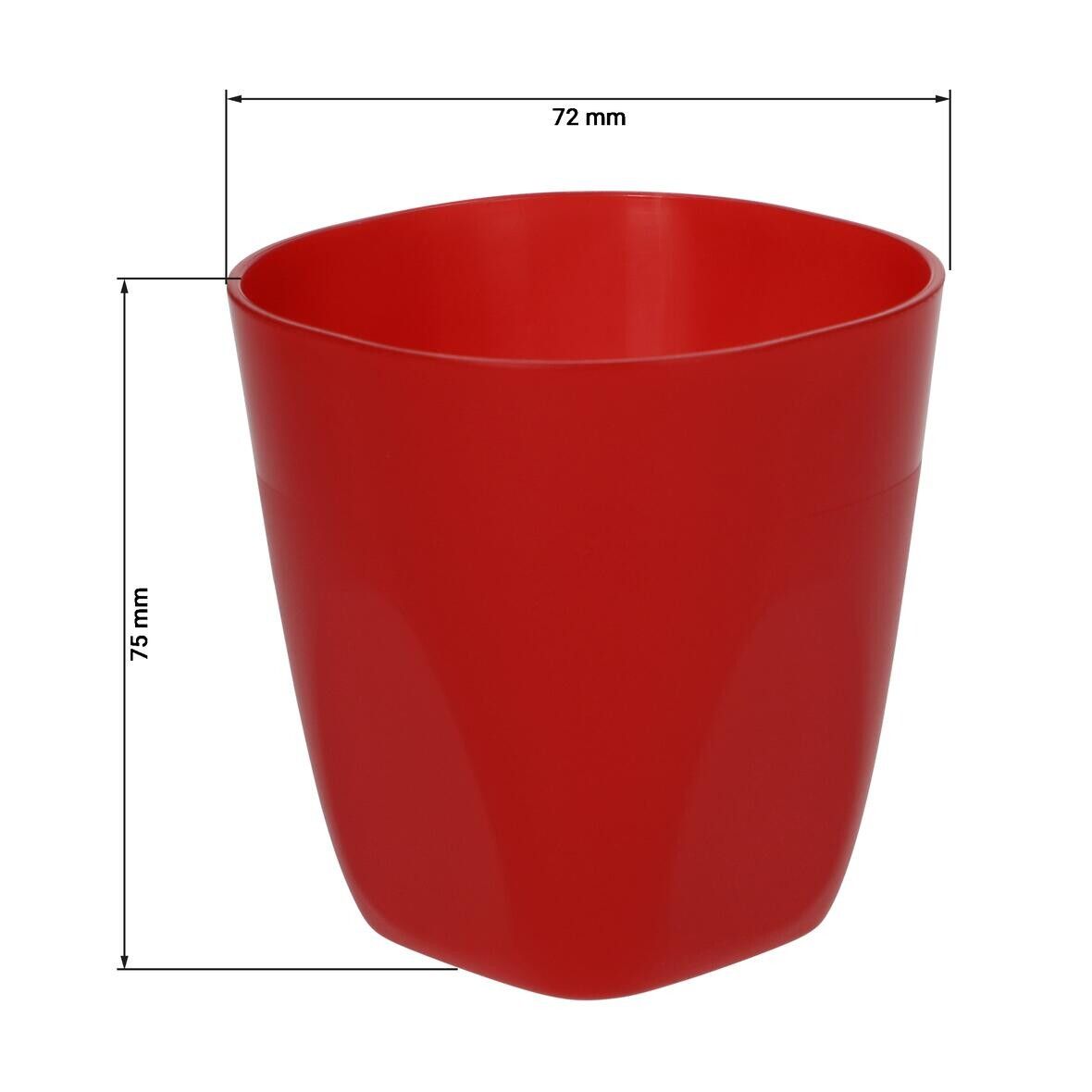 Trinkbecher Mini Cup 200 ml 200 ml - trend-rot PP-345