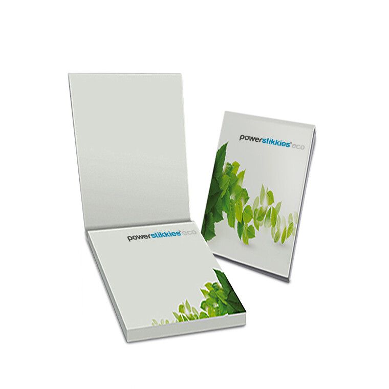 Recycling Haftnotizen im Kartonumschlag powerstikkies eco 50 x 70 mm-771