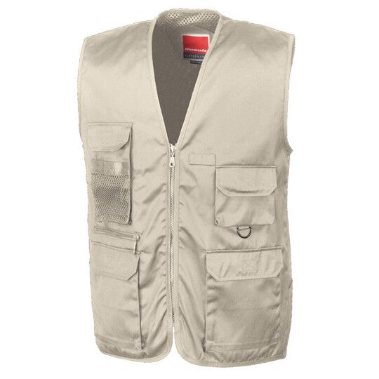 Safari Waistcoat - camel-824