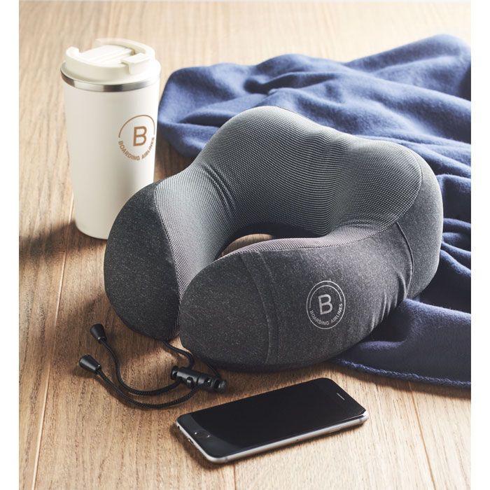 Reisekissen RPET BANTAL - steingrau-563