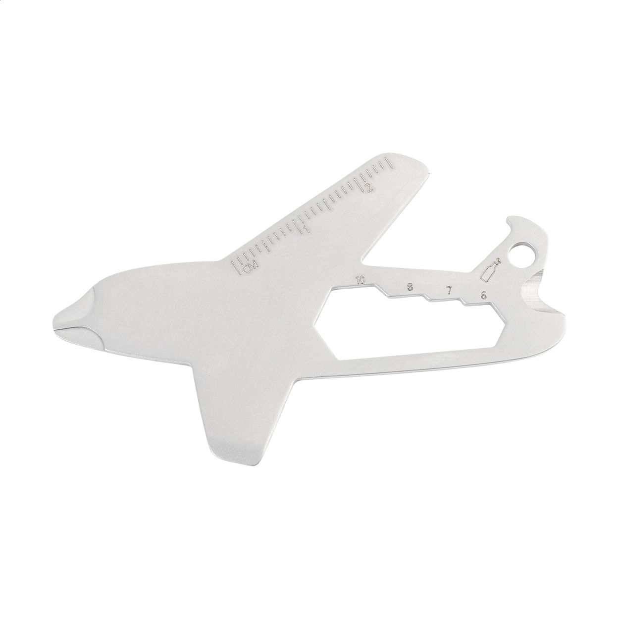 Aerofix RSS Multitool und Schlüsselanhänger - silber-1000