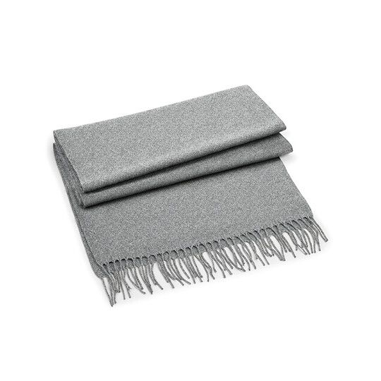 Classic Woven Scarf - heather grey-773