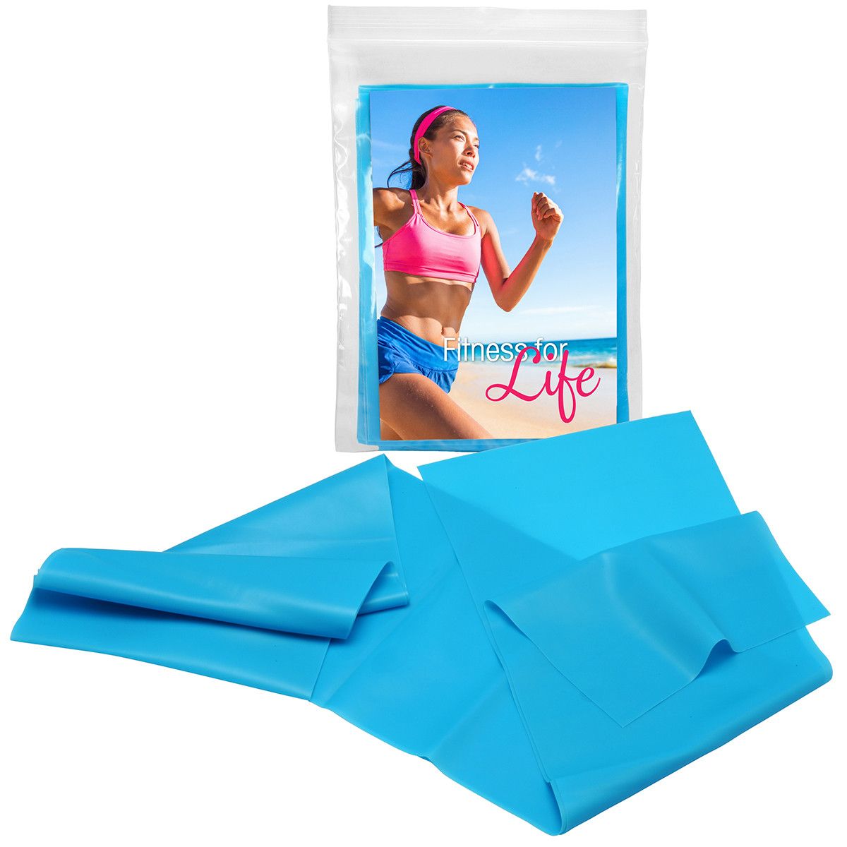 Gymnastik-und Fitnessband - blau-490