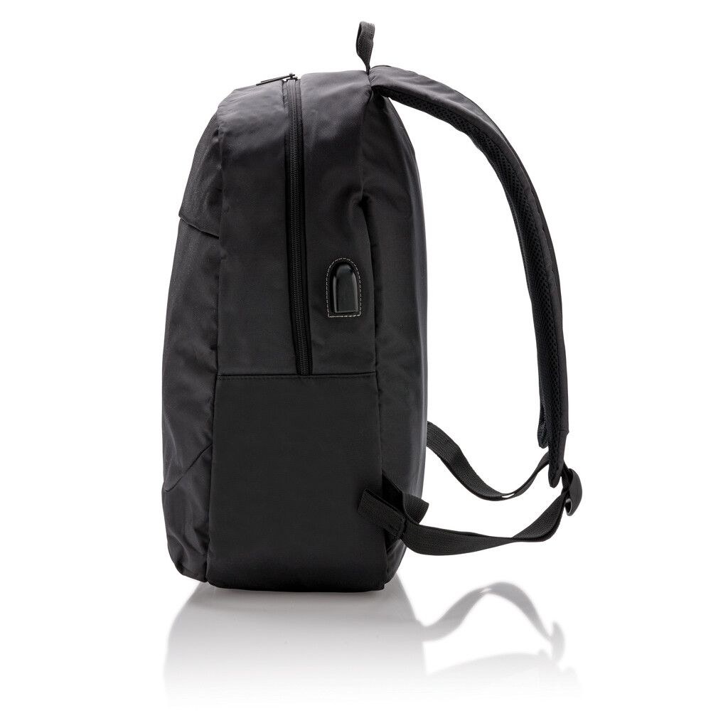 Power USB Laptop-Rucksack - schwarz-992