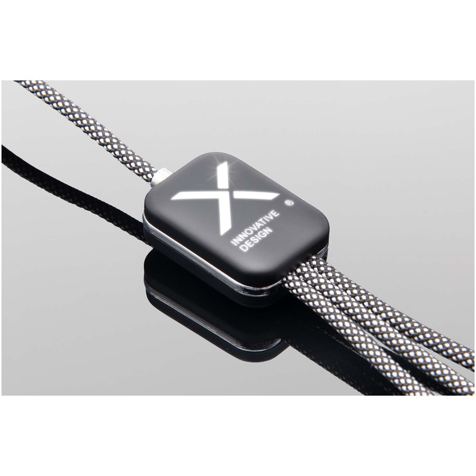 SCX.design C33 60W Typ C Ladekabel mit doppeltem Leuchtlogo  - heather schwarz-123