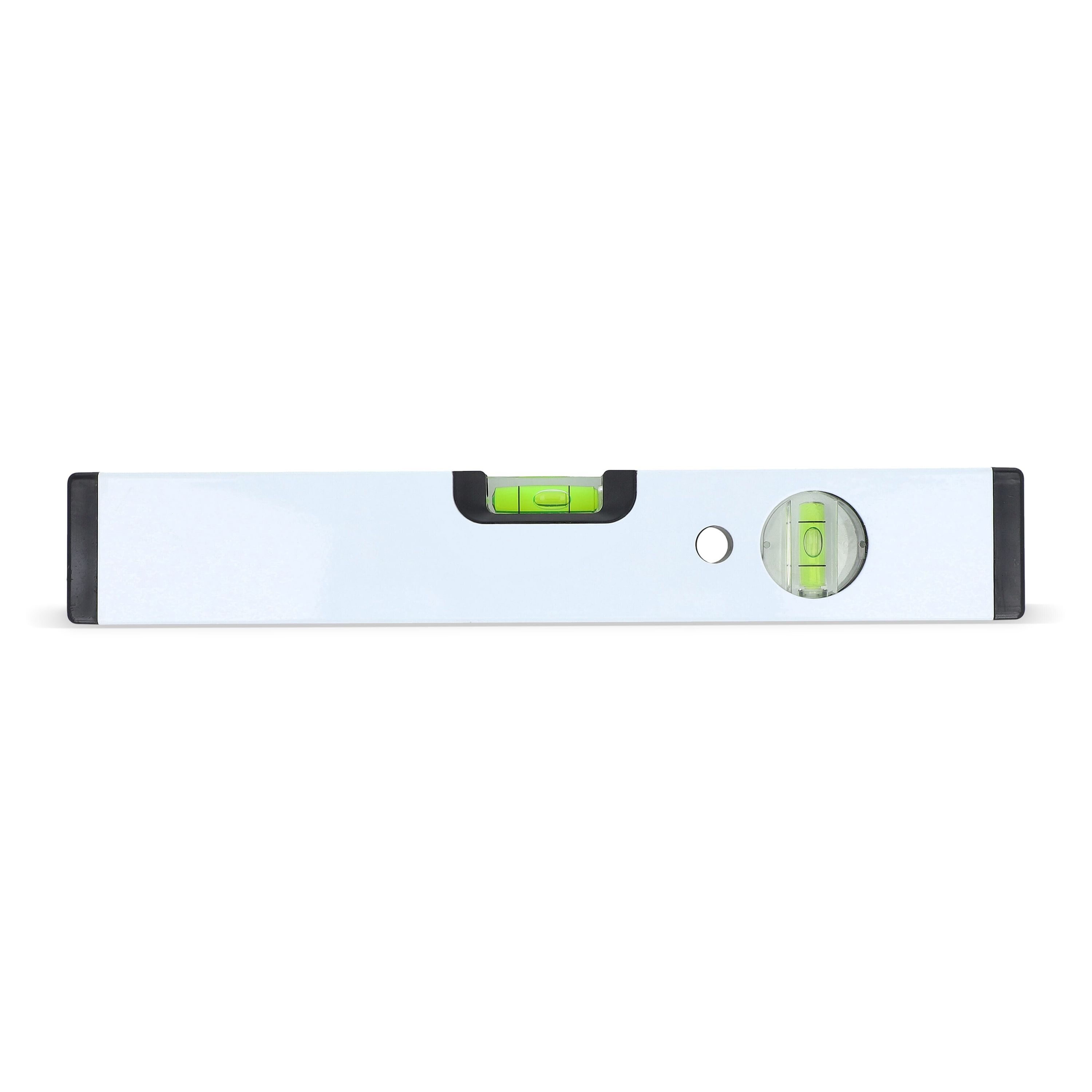 Aluminium-Wasserwaage 30 cm - weiss-517