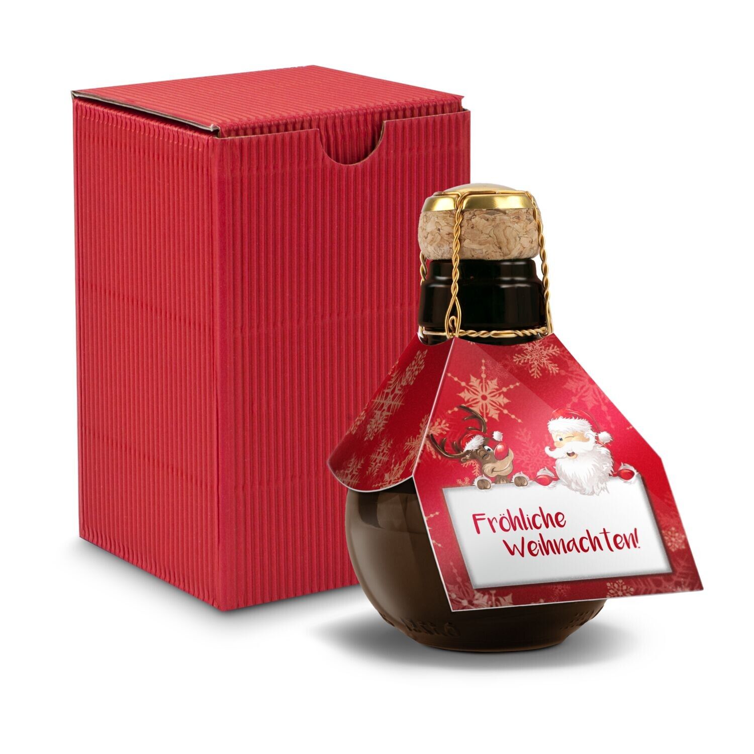 Geschenkset Kleinste Sektflasche: Fröhliche Weihnachten-456