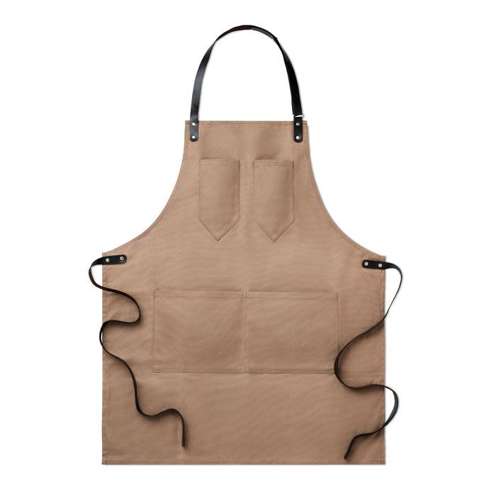 Kochschürze Leder CHEF - taupe-6