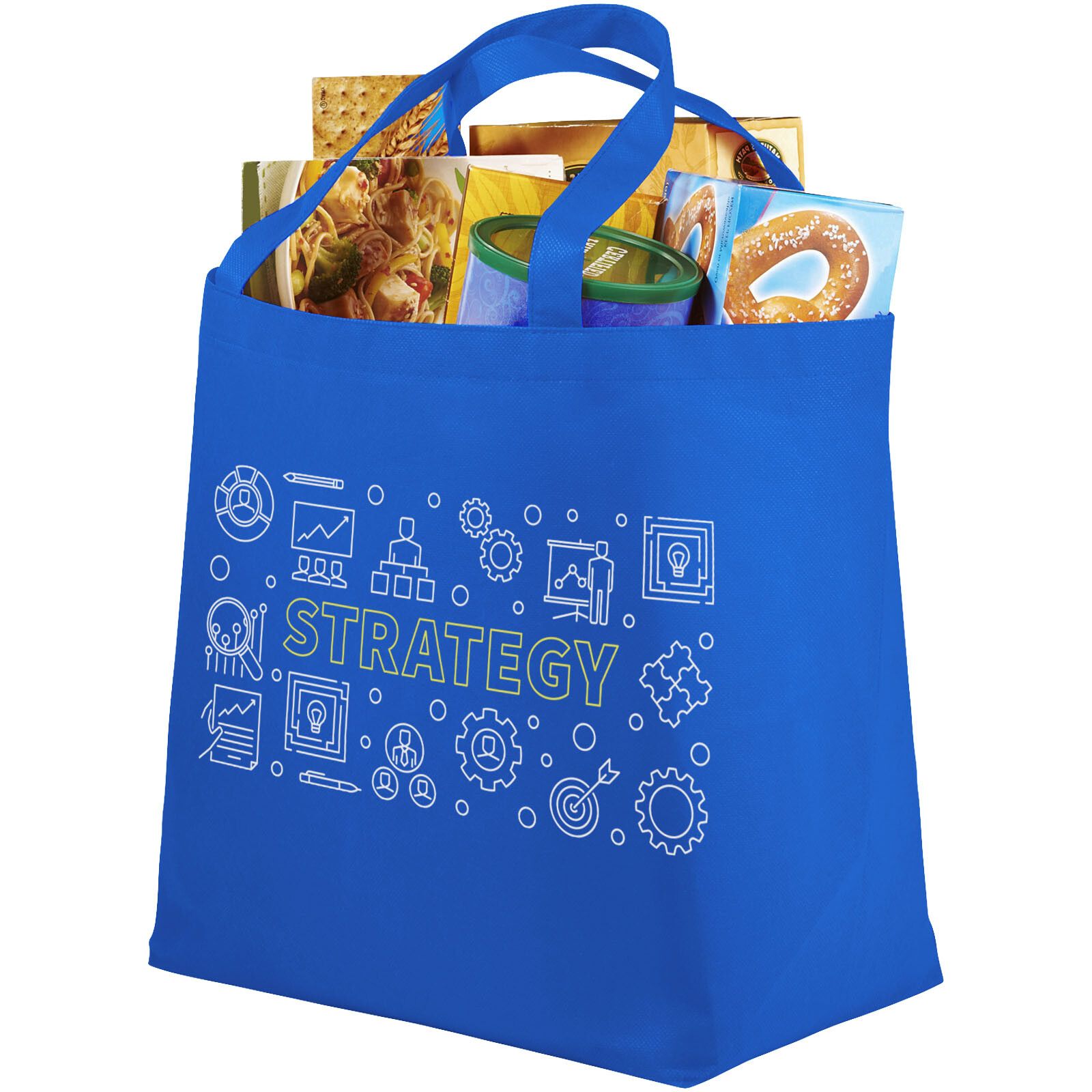 Maryville Non Woven Einkaufstasche 28L - royalblau-800
