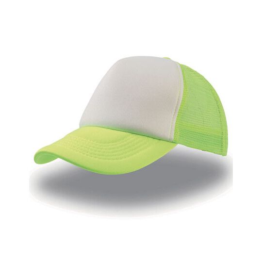 Rapper Cap - white - yellow fluo - yellow fluo-582