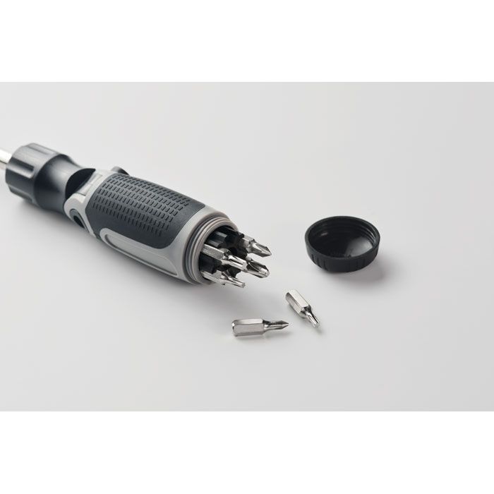 Multi-Bit-Schraubendreher BEND ME - grau-389