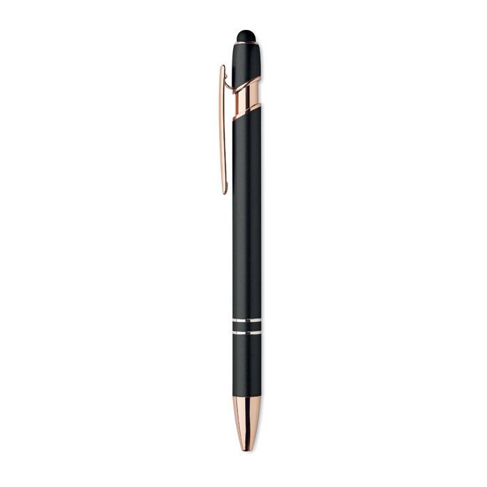 Druckkugelschreiber Aluminium SCRIBBLE - schwarz-3