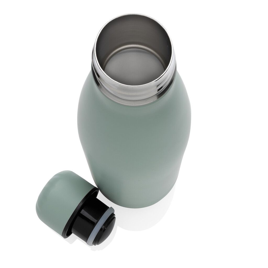 Einfarbige Vakuumisolierte Stainless Steel Flasche - grün-771
