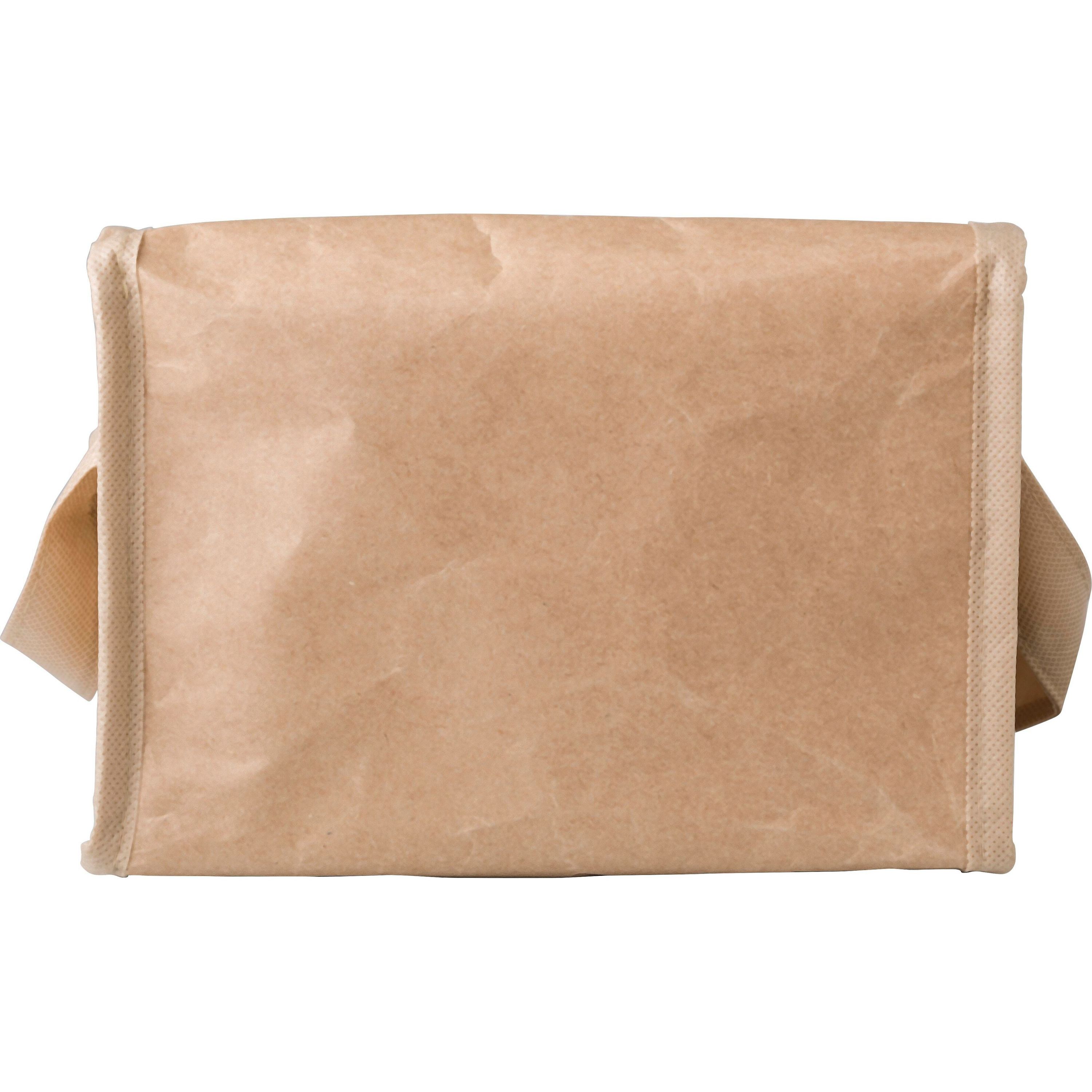 Papiergewebte Kühltasche Ollie - braun-686