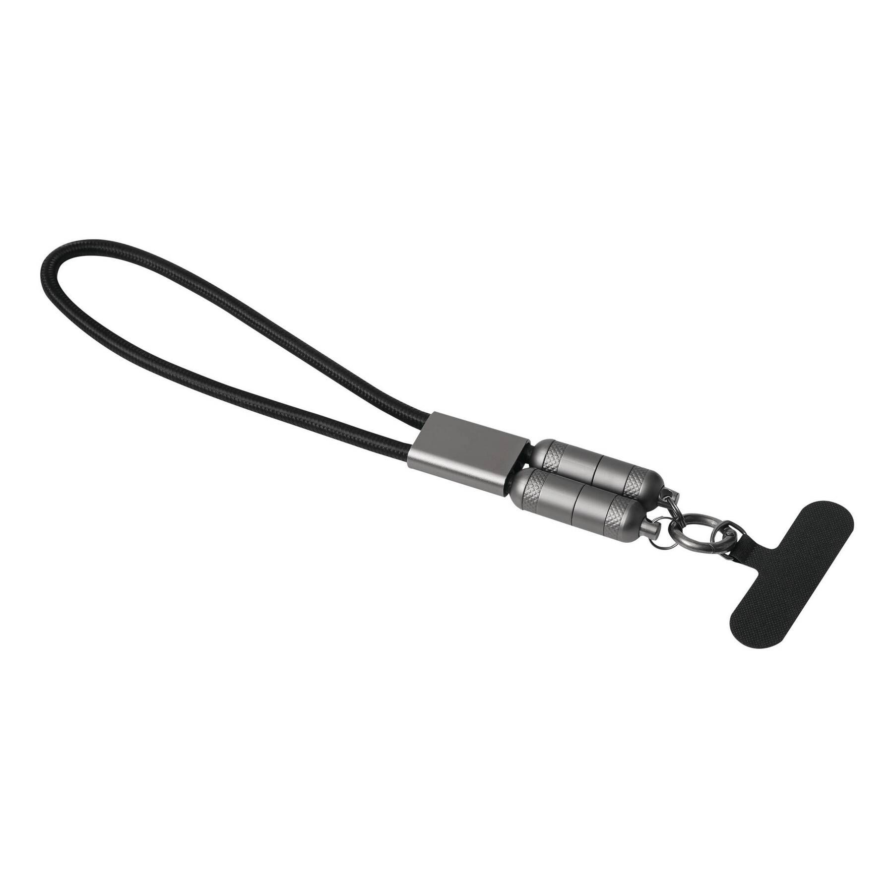 Lade- und Datenkabel SHORTCARRY - grau - schwarz-244