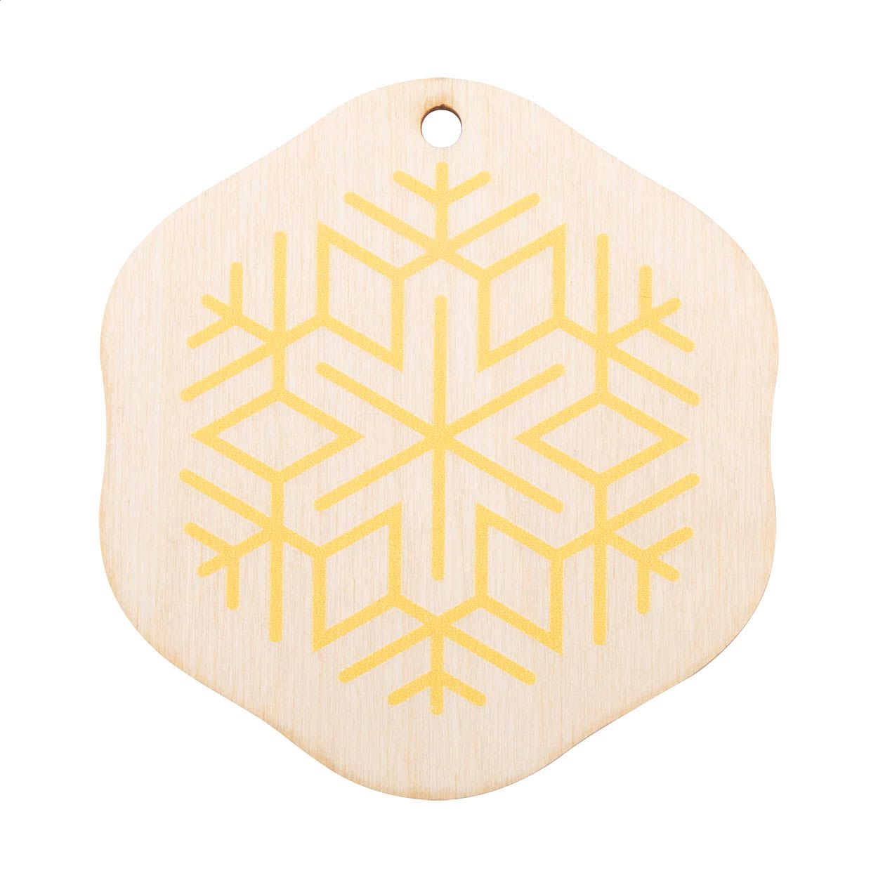 CreaJul Wood Individueller Weihnachtsbaumschmuck - rot-265