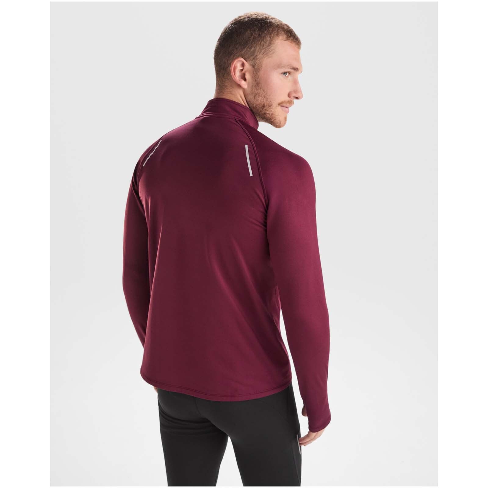 Estambul 200 g/m² Half-Zip Sweatshirt für Herren - pflaumenrot-588