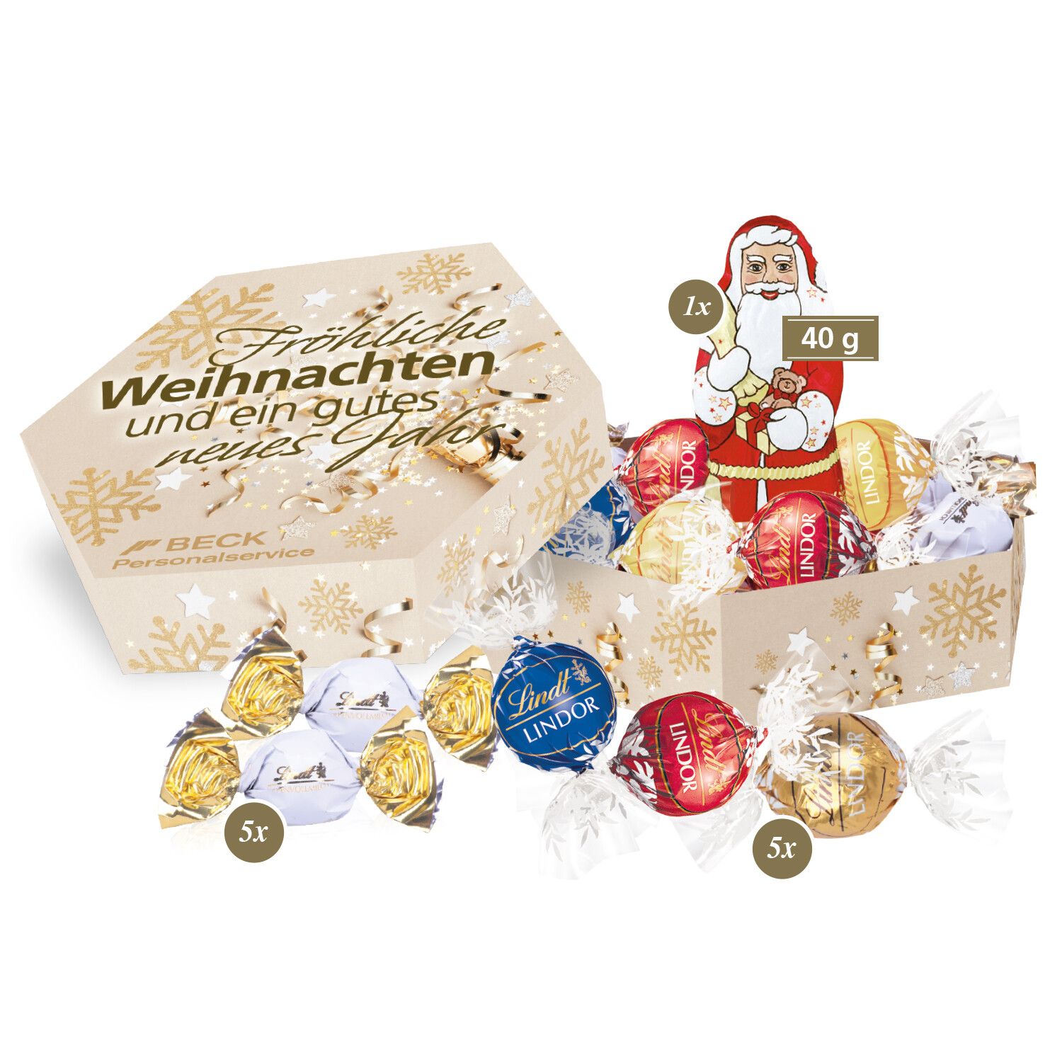 Süße Präsentbox Weihnachten "Maxi"-436