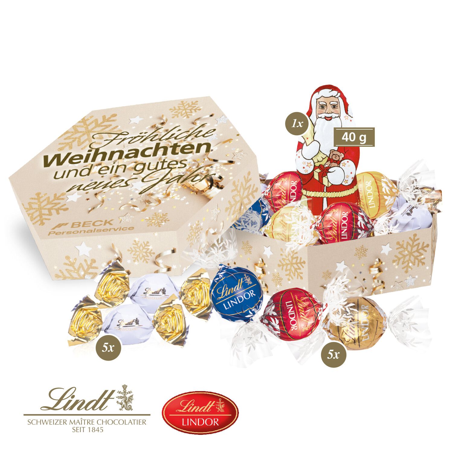 Süße Präsentbox Weihnachten "Maxi"-436