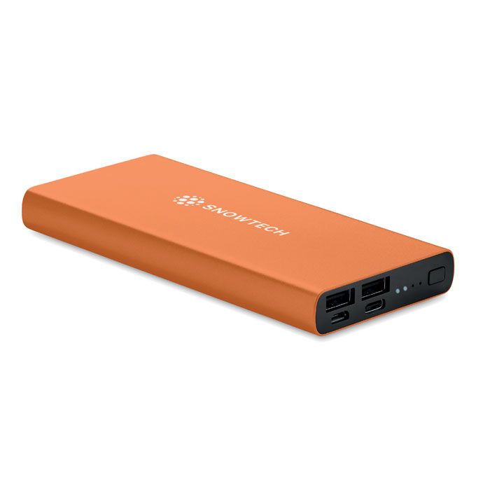 Powerbank 10000 mAh POWERFLAT 10C - orange-271