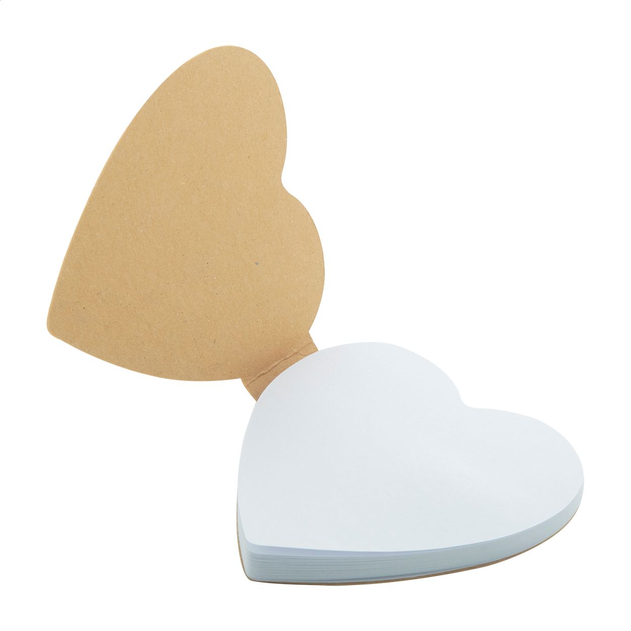CreaStick Heart Eco Individuelle Haftnotizen - natur-331