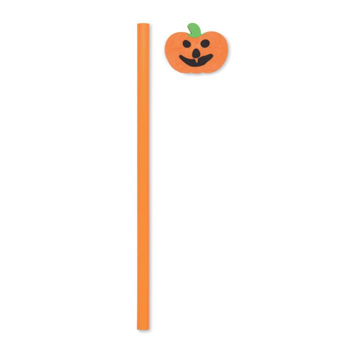 Holzbleistift mit Radiergummi WEENPEN - orange-197