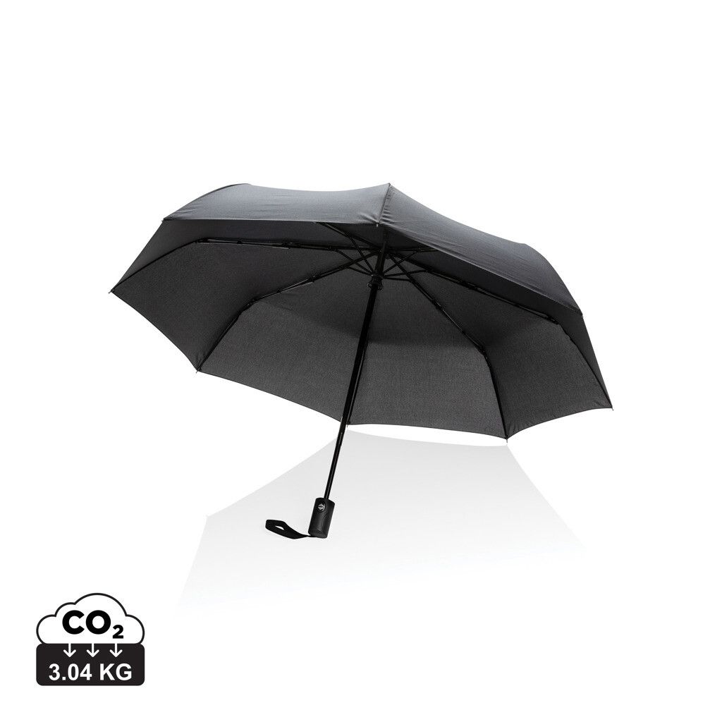 21" Impact AWARE™ RPET 190T Mini-Schirm automatic open/close - schwarz-707