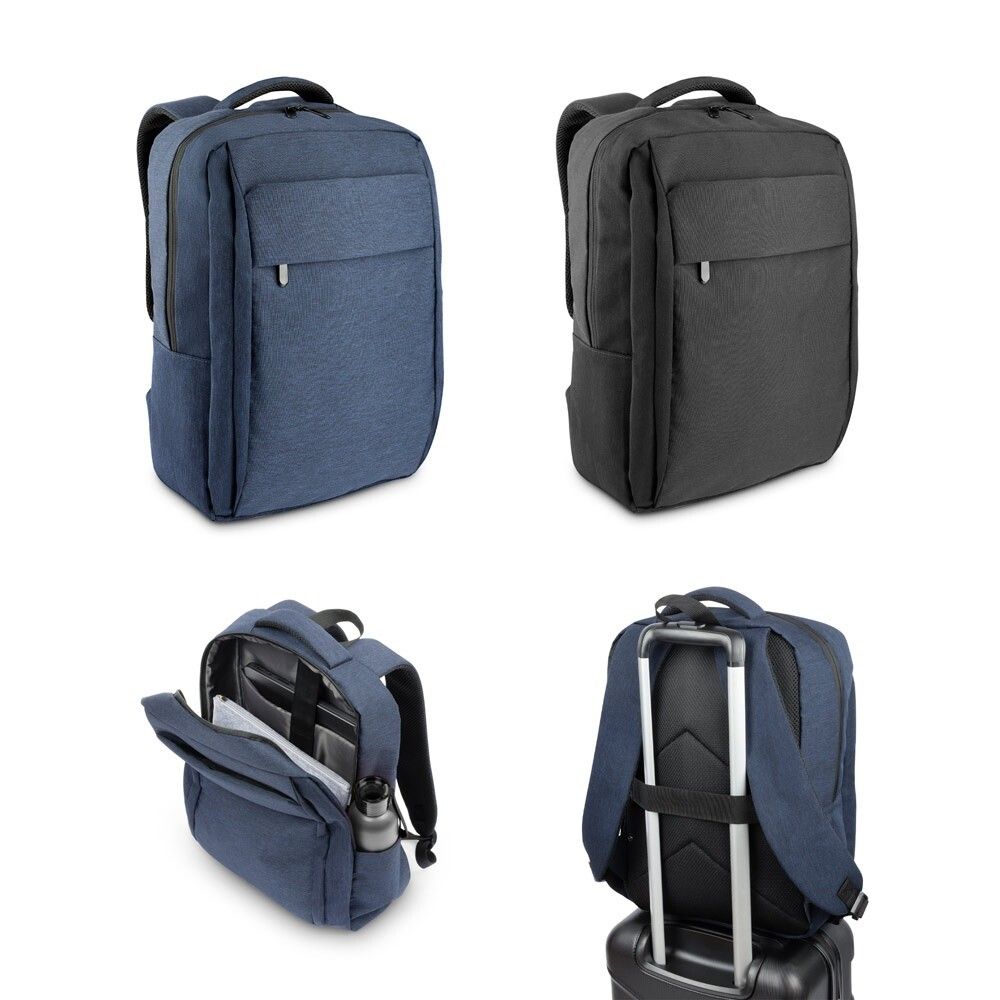 COVENTRY Gepolsterter Laptop-Rucksack 15.6" 300D recyceltem Polyester - dunkelblau-105