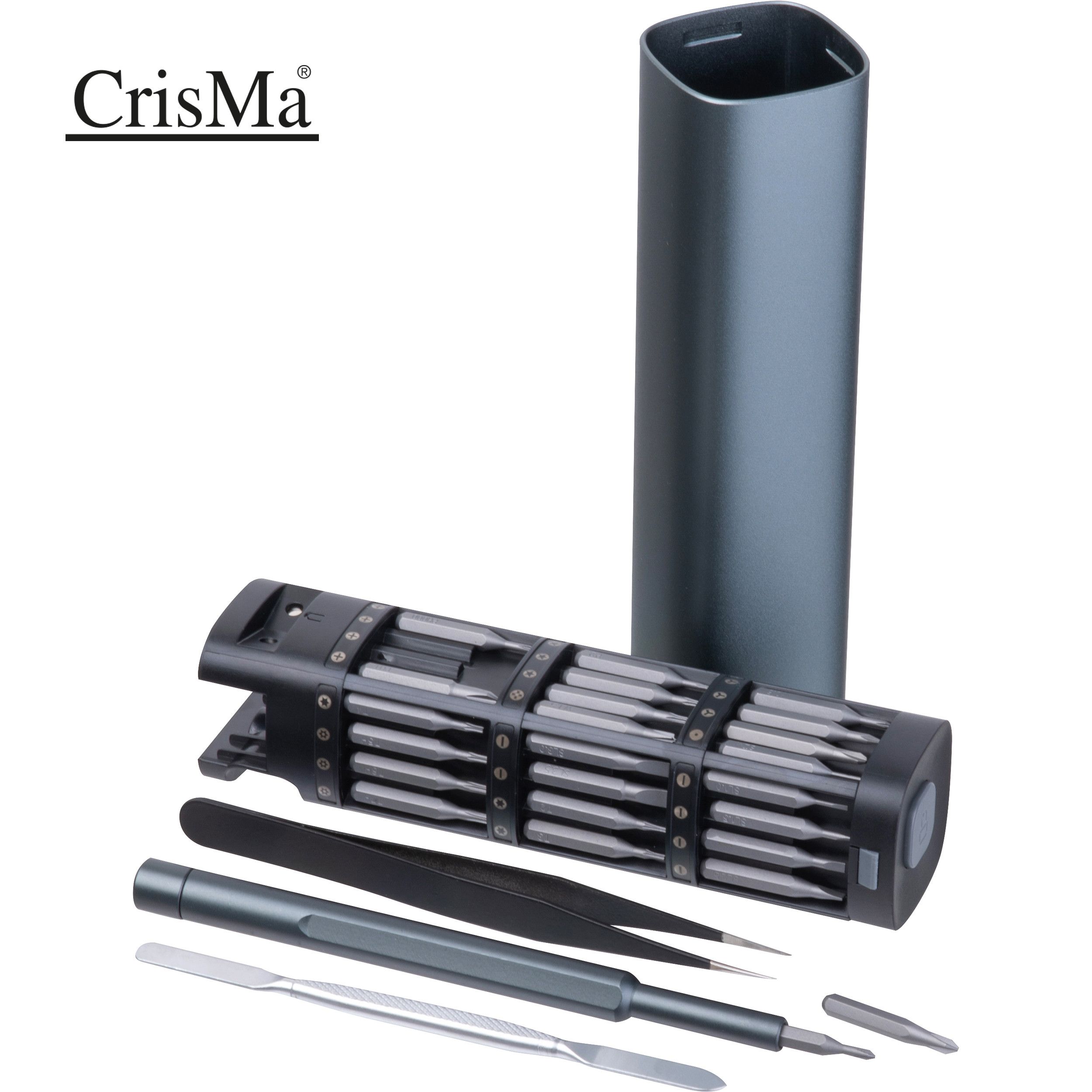 CrisMa 45-teiliges Bit Set STEVEN - anthrazit-110