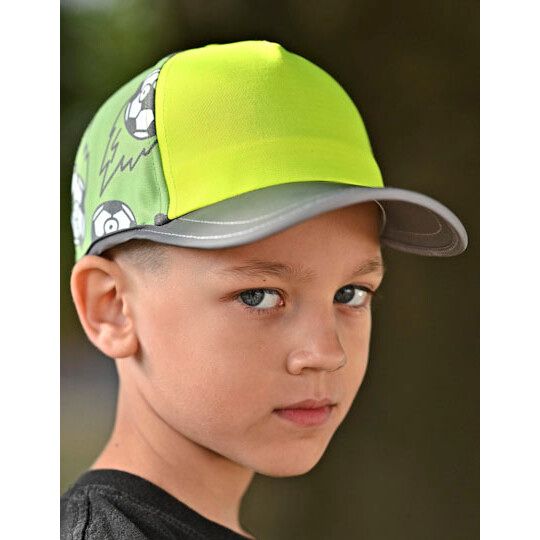 Cap for Kids Action Line - yellow - soccer-161