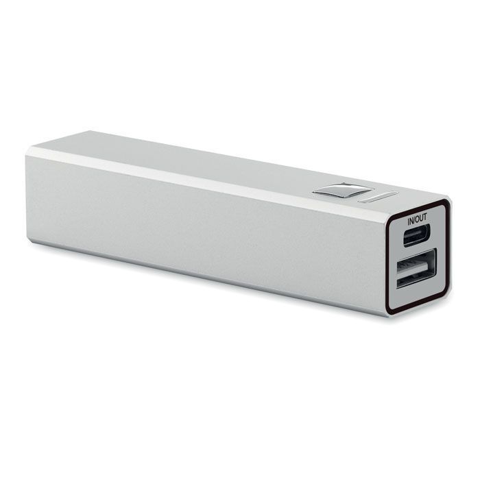 2600 mAh Powerbank POWERALUC - mattsilber-220
