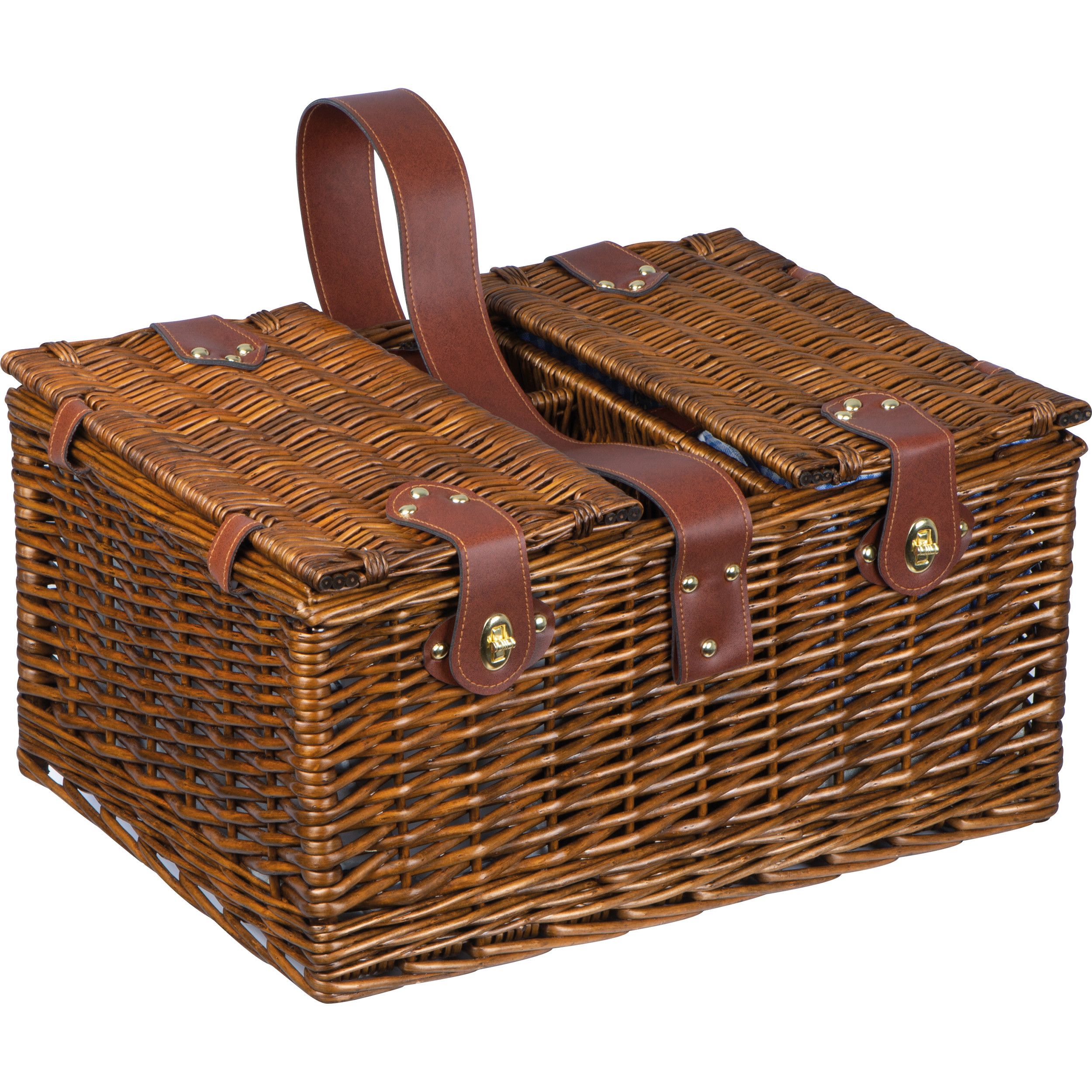 Picknickkorb für 4 Personen - braun-676
