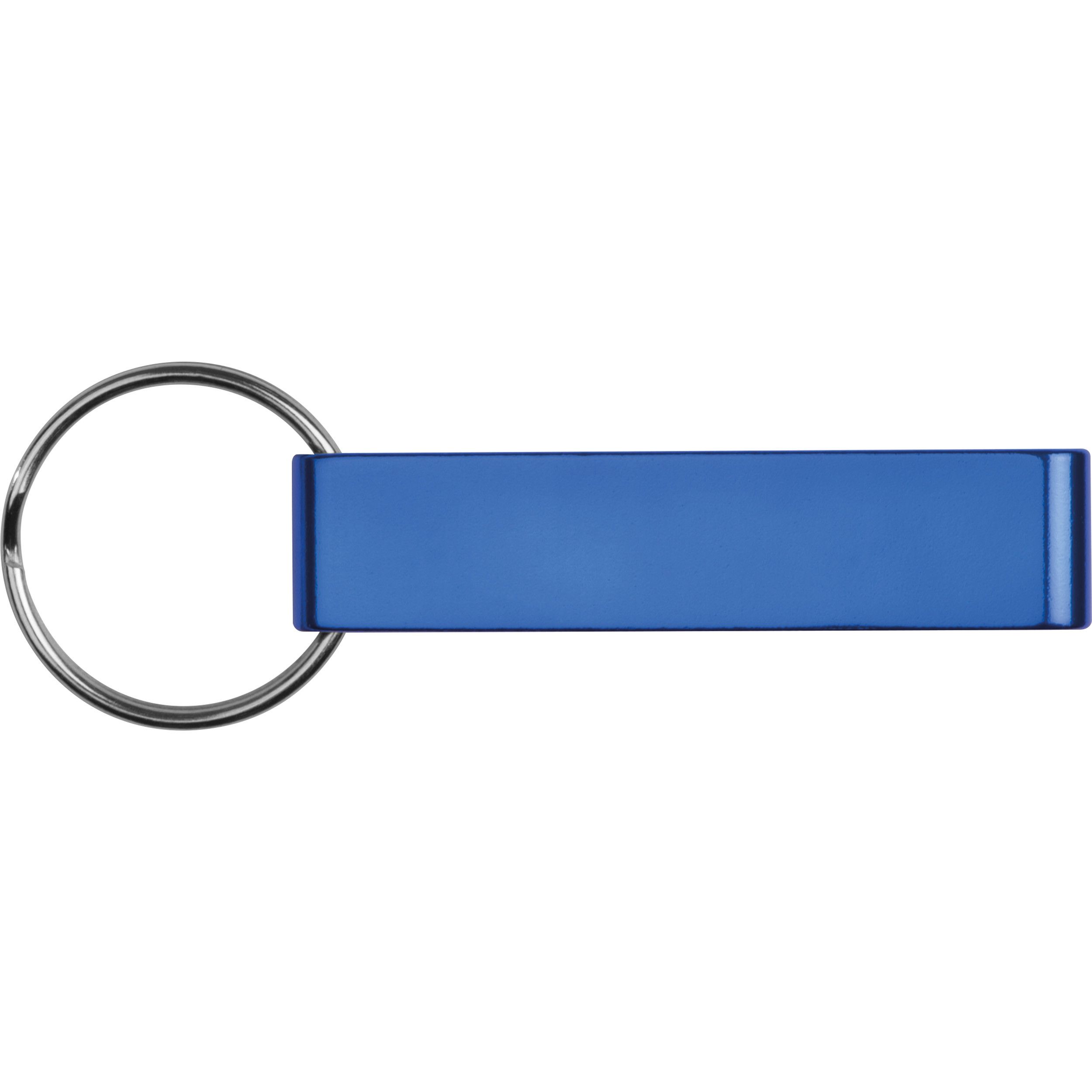 Schlüsselanhänger mit Flaschenöffner - blau-710