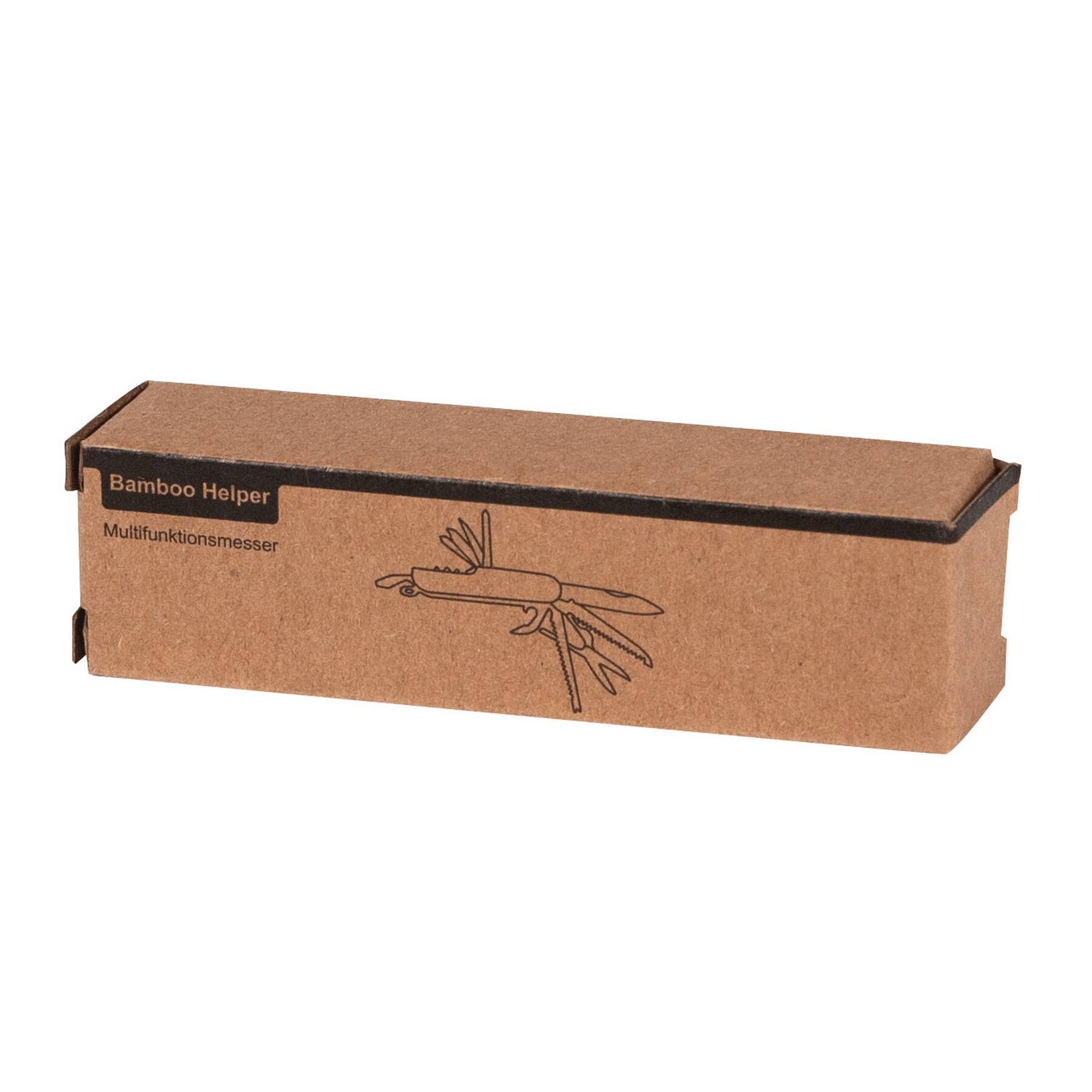 Taschenmesser BAMBOO HELPER - braun-885
