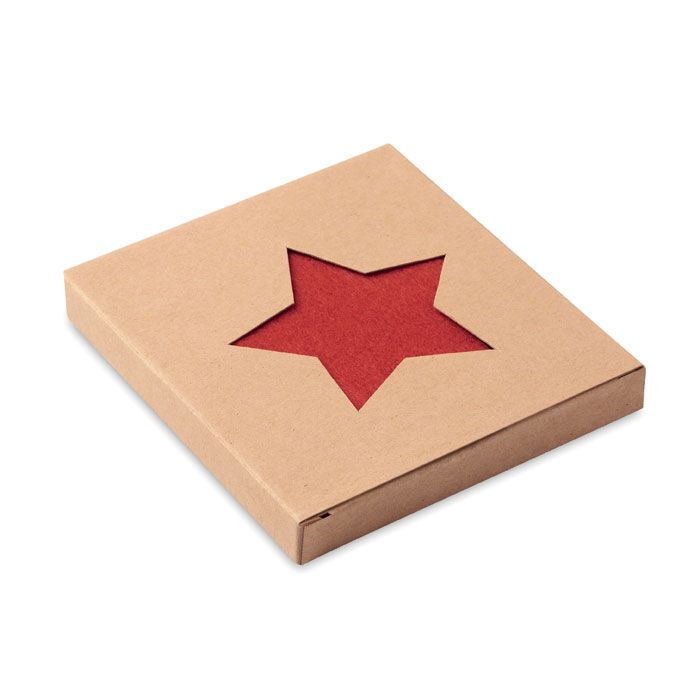 Untersetzer RPET-Filz STARGUARD - rot-474