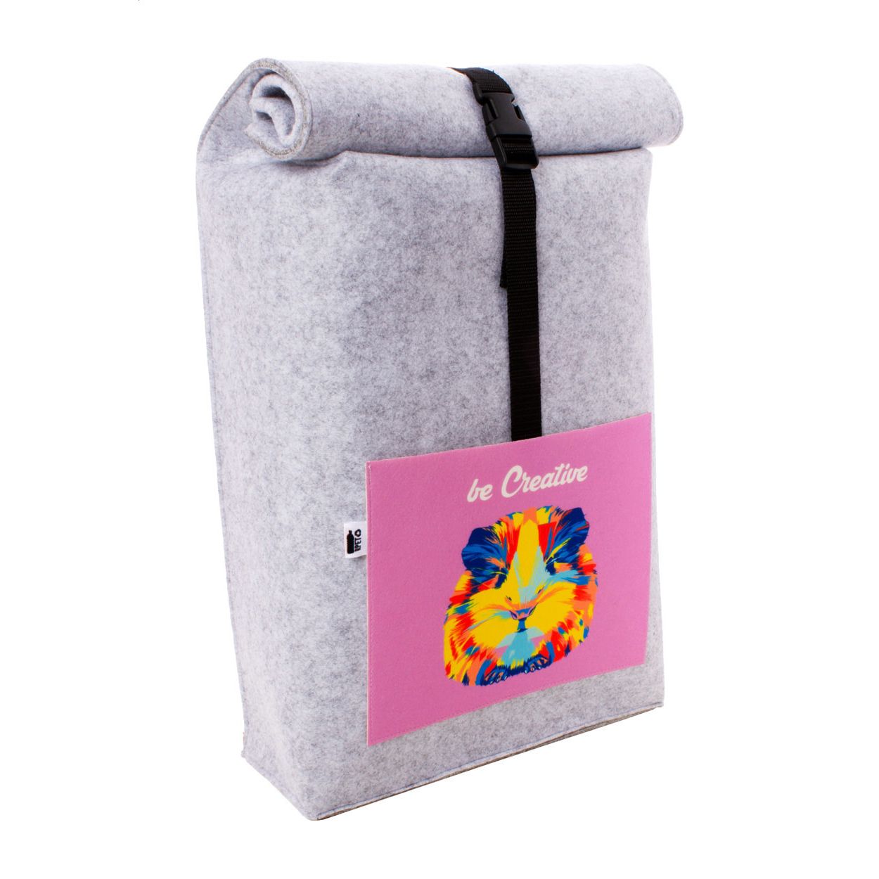 Individueller Rucksack CreaFelt Back - grau-724