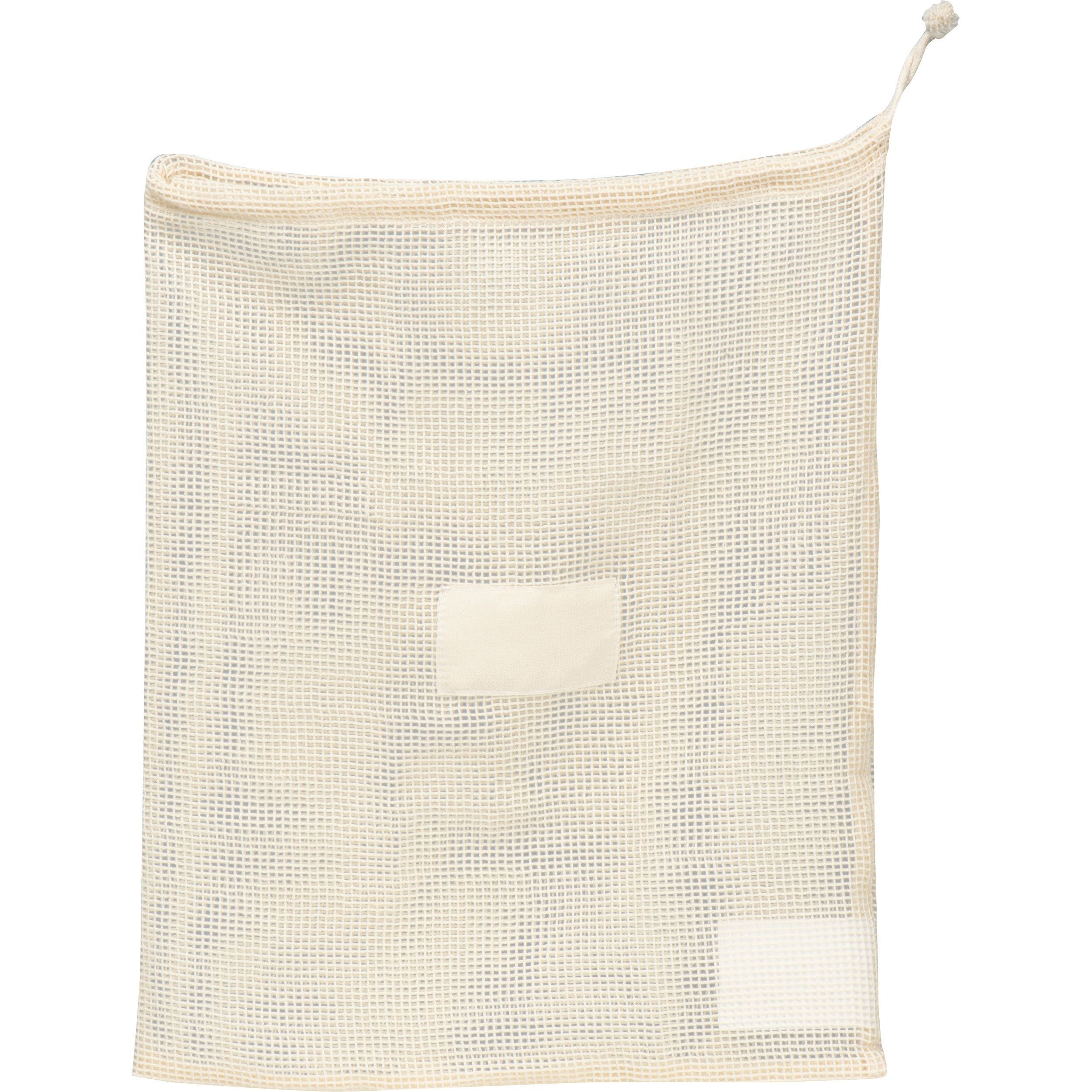 Mehrwegnetz aus Baumwolle - beige-881