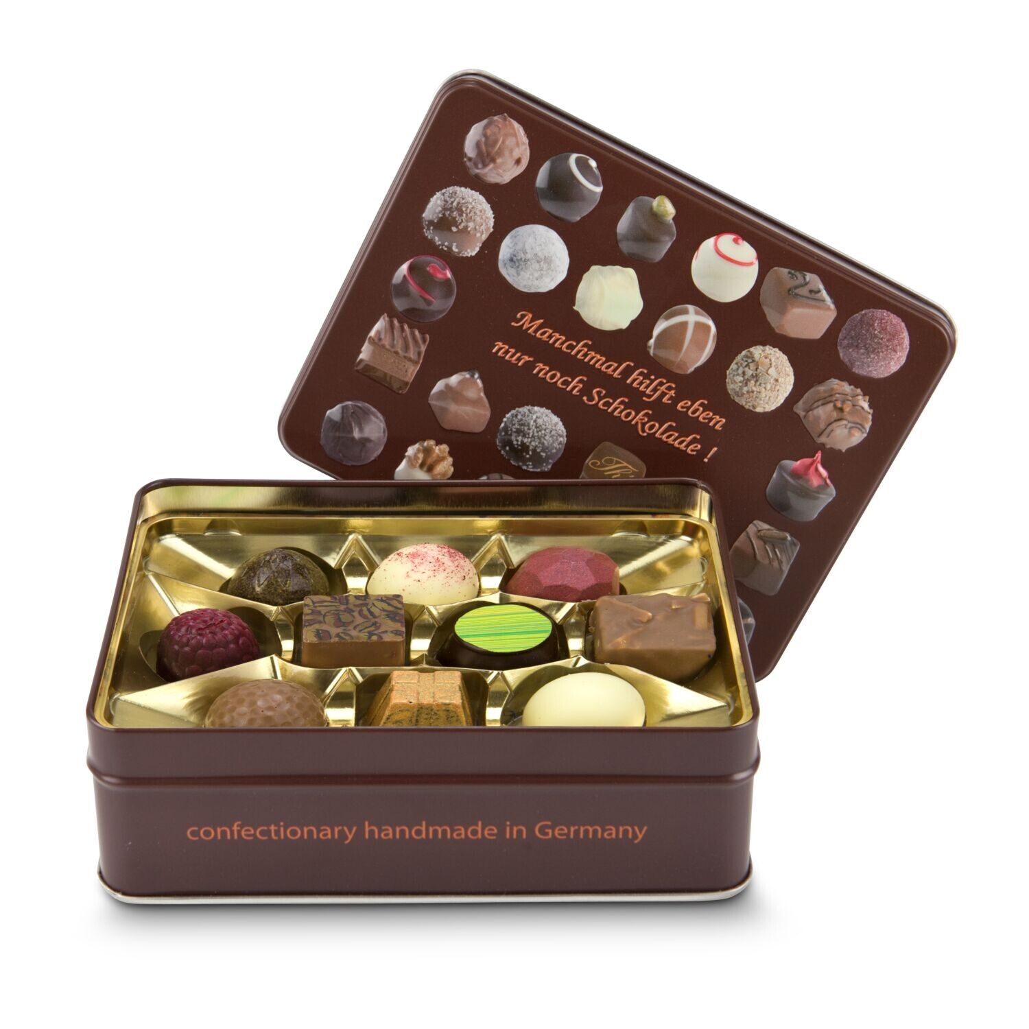 Schokoladenauswahl - Pralinendose mit 125 g-427