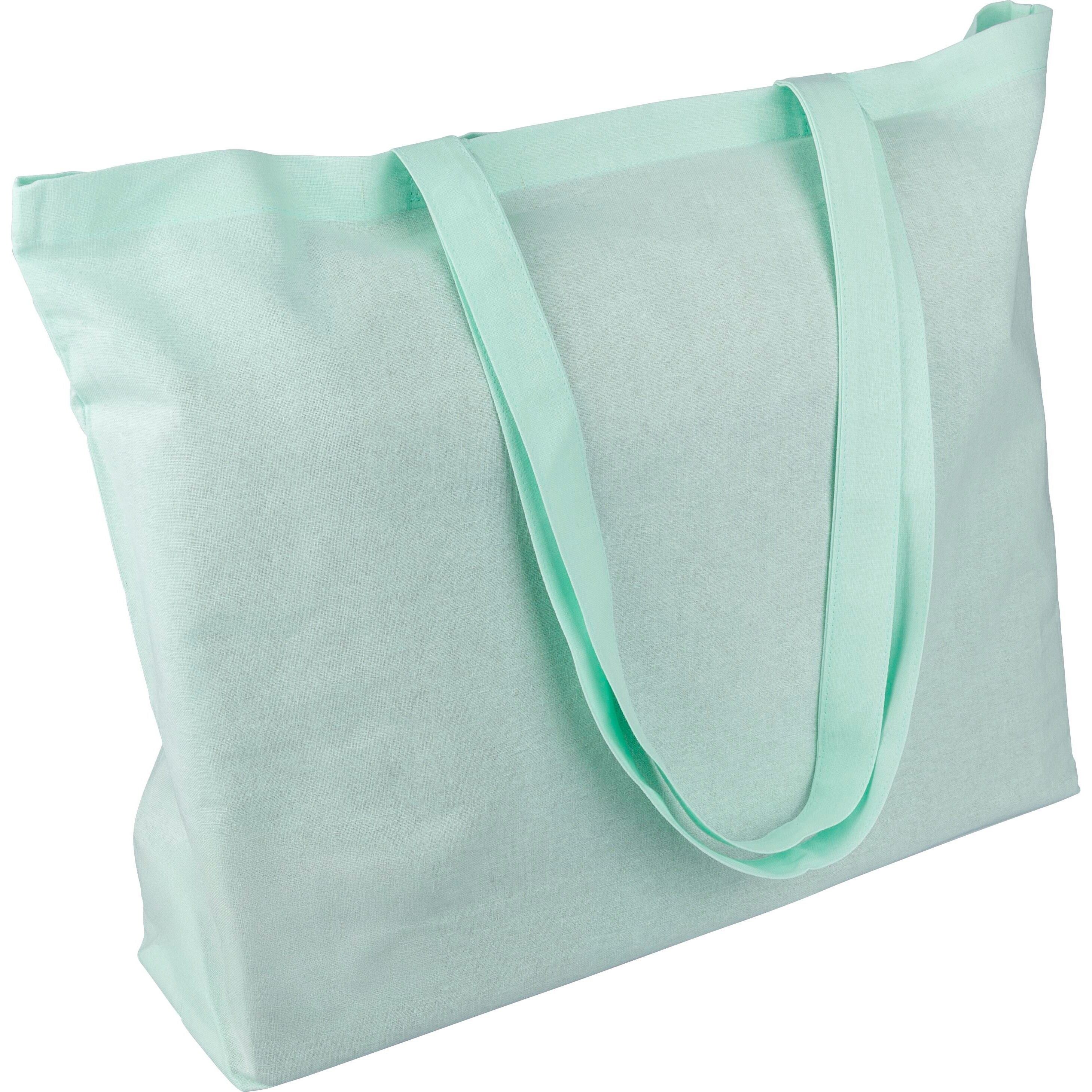Baumwolle (140 g/m2) Einkaufstasche Tarin - blau-202