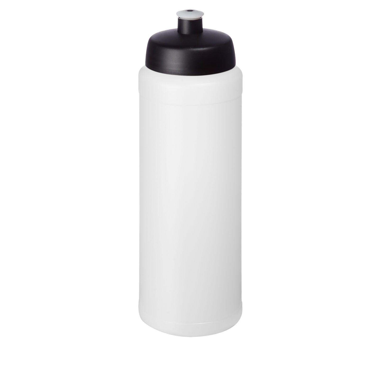 Baseline Plus 750 ml Flasche mit Sportdeckel - transparent -  schwarz-186