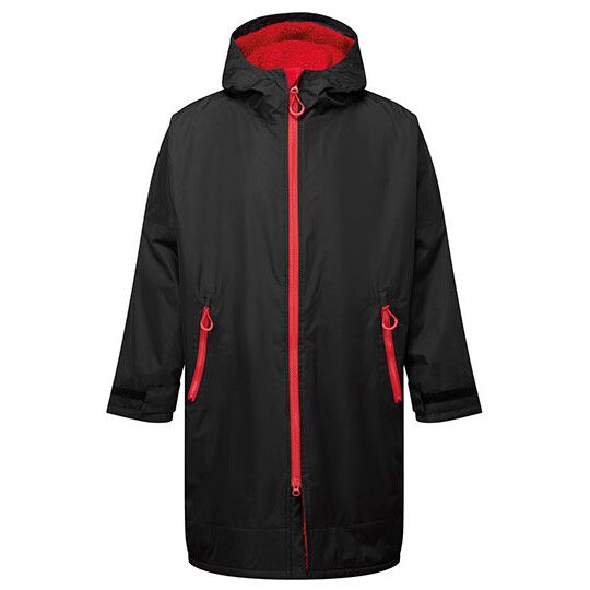 black - red