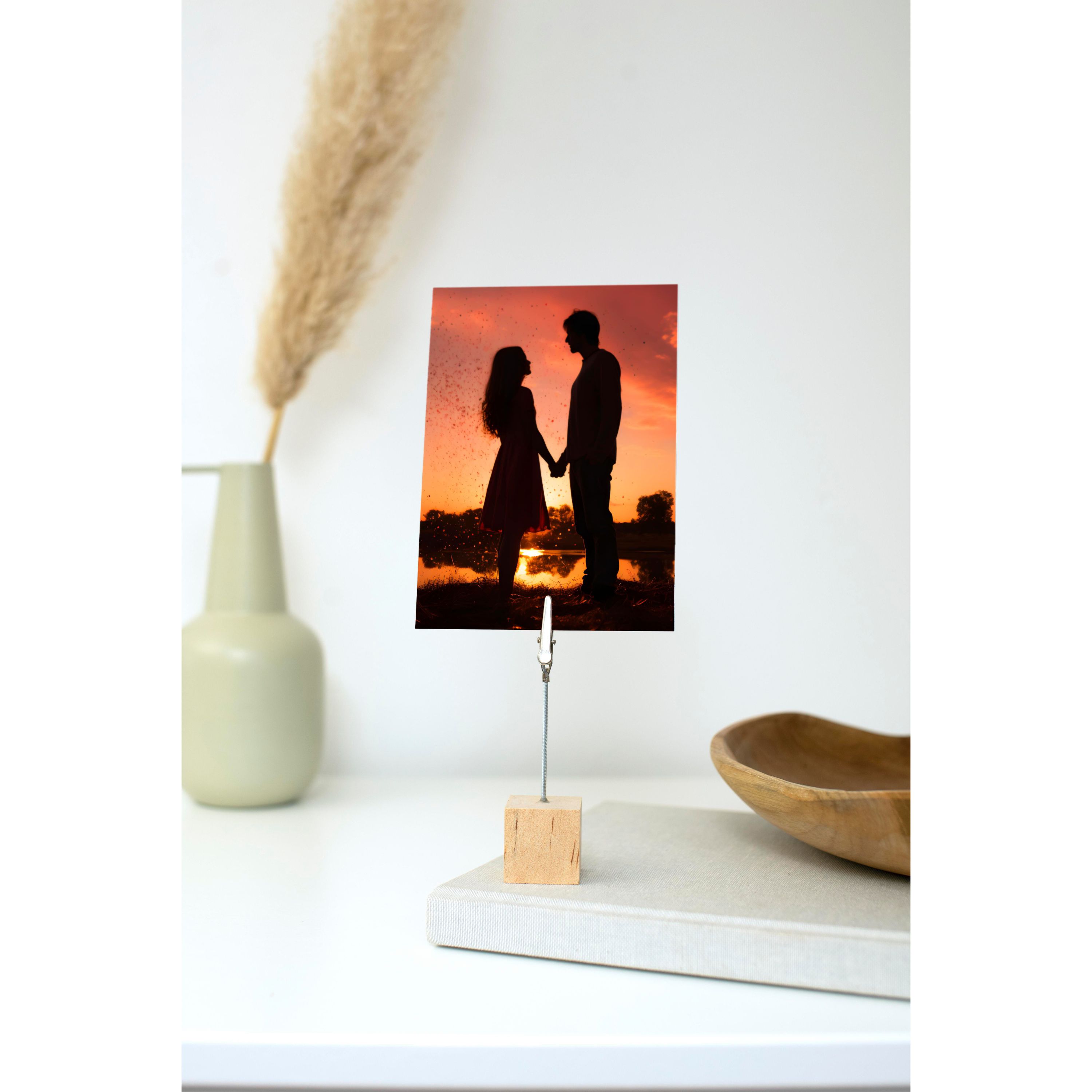 Klammerhalter aus Holz Malia - braun-302