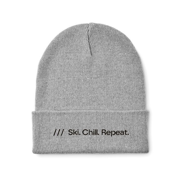 Beanie mit Bündchen BEANIX - grau-760