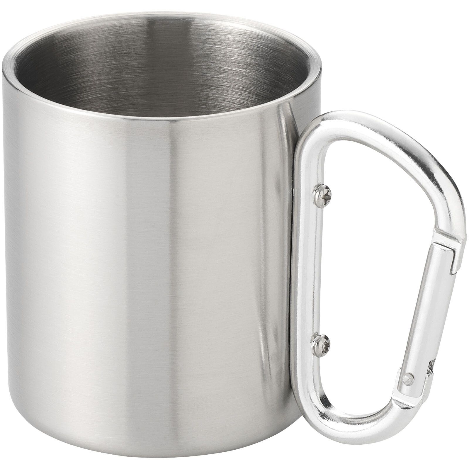 Alps 200 ml Isolierbecher mit Karabinergriff - silber-360