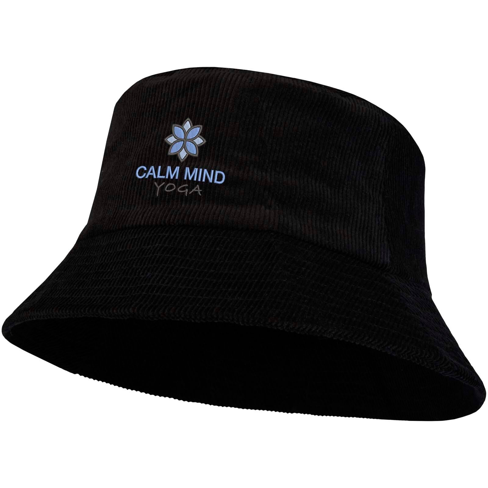 Howson Sonnenhut aus recyceltem Cord - schwarz-309