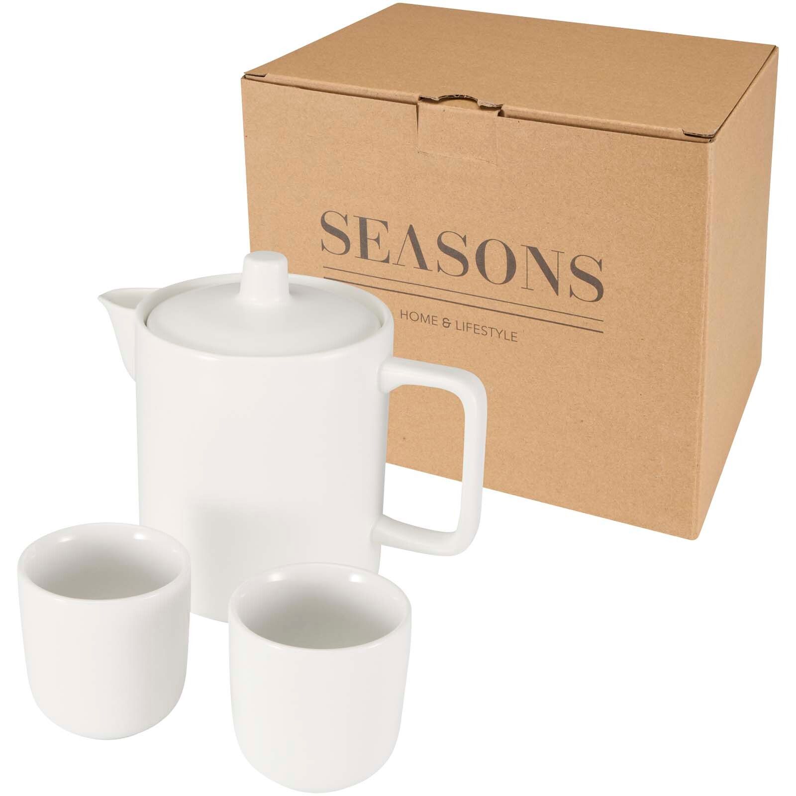 Suki Set aus Teekanne und Tassen - weiss-152