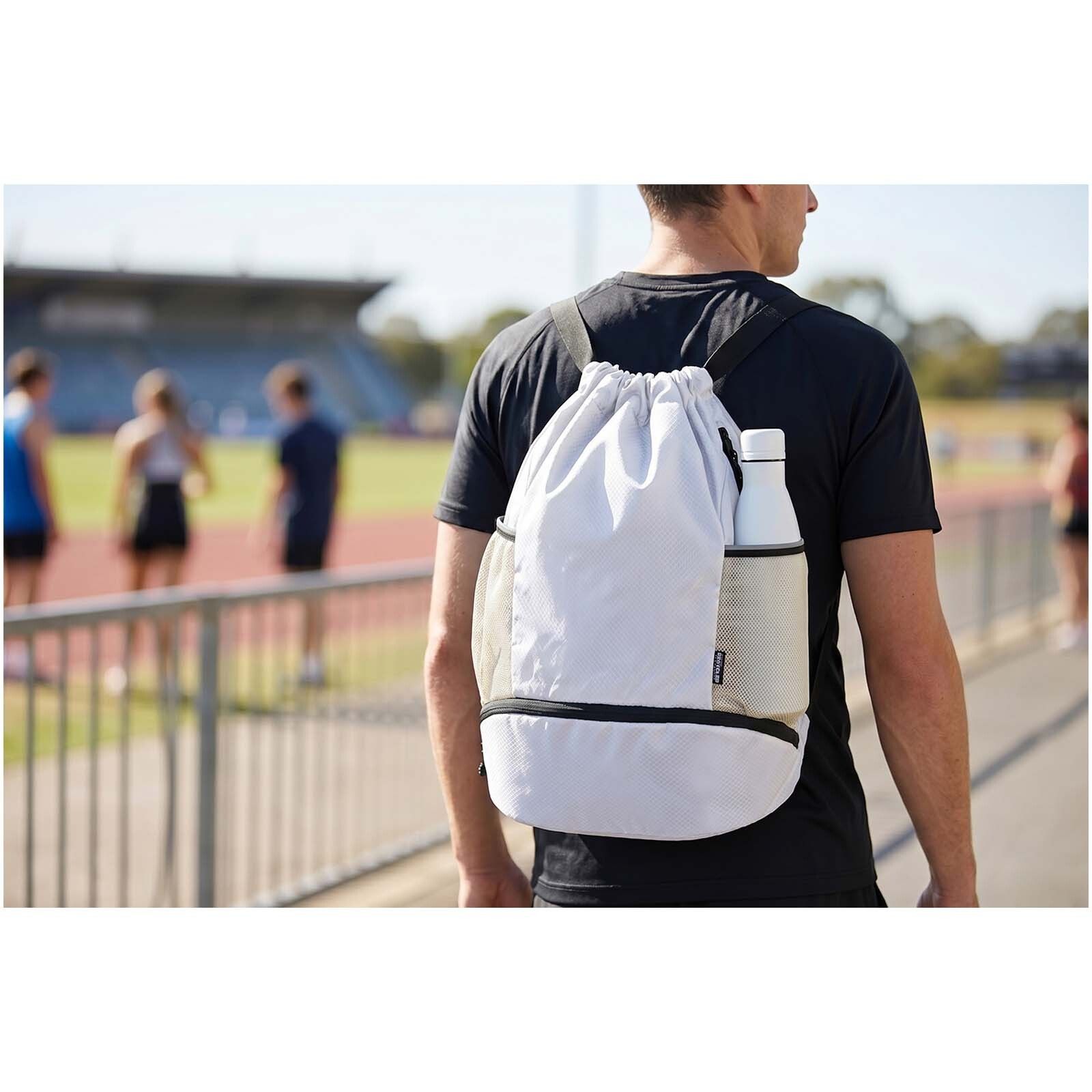 Varyon GRS-recycelter Sportbeutel mit Bodenfach 18 L - sandstone-521