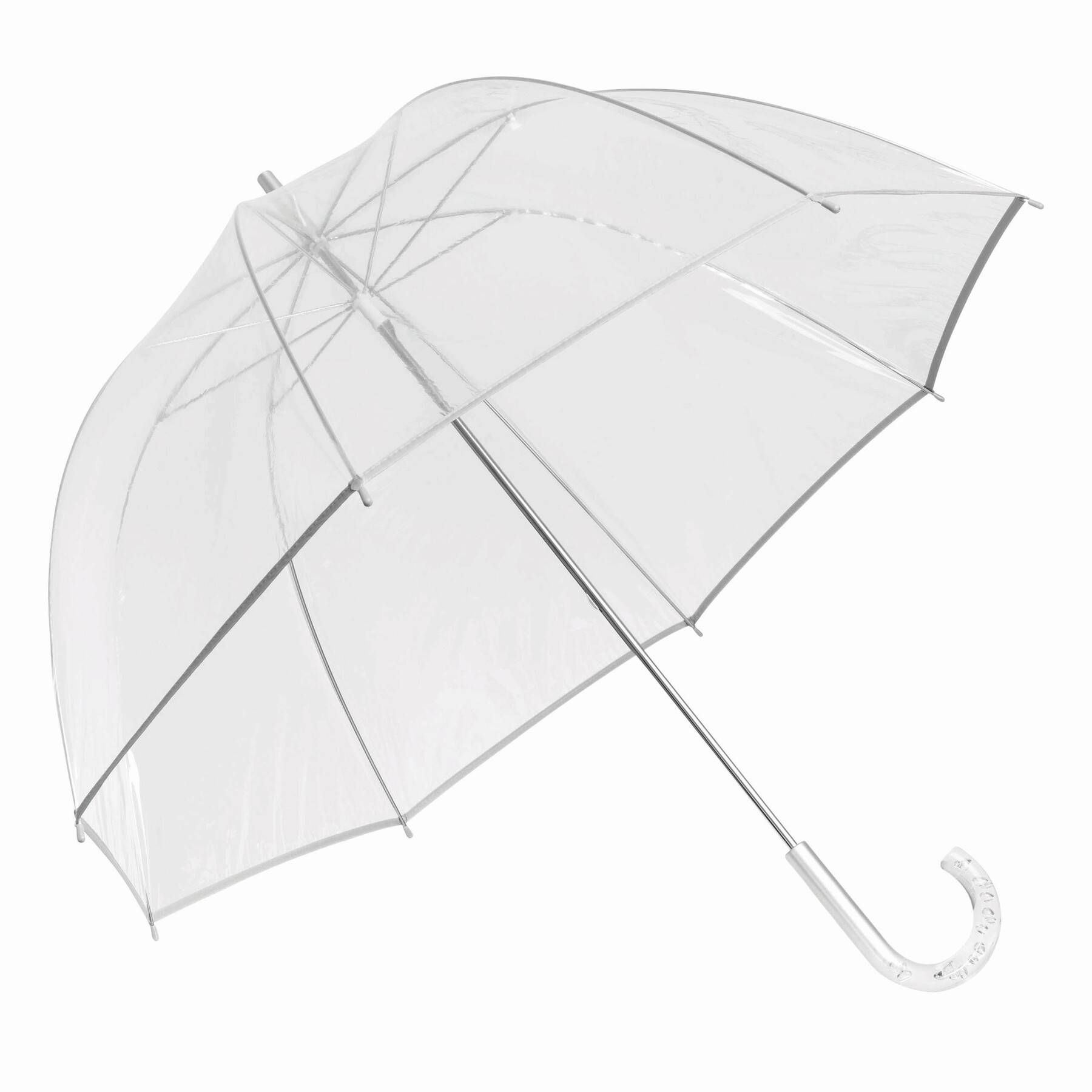Glockenschirm BELLEVUE - silber - transparent-259