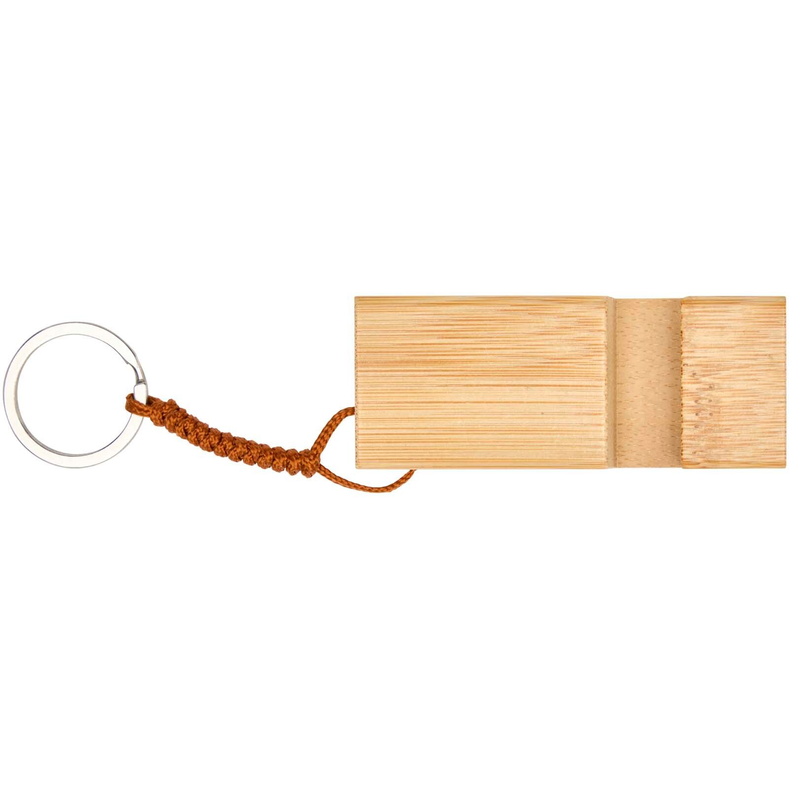 Bosona Smartphonehalterung mit Schlüsselanhänger aus Bambus - holz-775