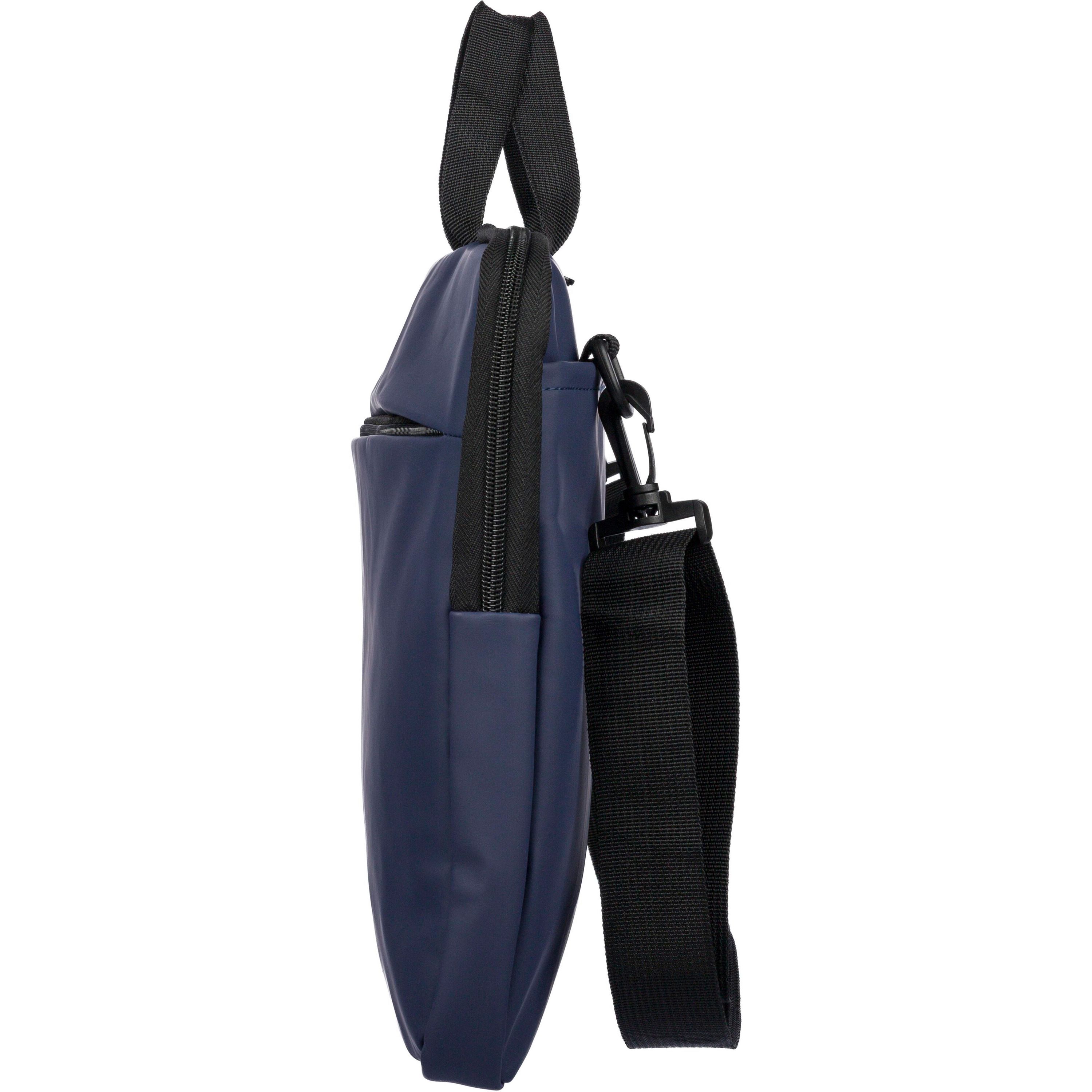 Recycelte PU-Laptoptasche Rafi - schwarz-209
